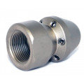 UGELLI a reazione - Testa tonda - Inserti in acciaio - Acciaio : Attacco - 1/2''F, Dimensioni ØxL (mm) - 28x42, Getti posteriori - 6 M6X8, Getto frontale - 1 - M6X8, Ø Tubazione (mm) - 50-100