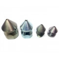 UGELLI a reazione - Testa conica - Standard - Acciaio : Attacco - 1/8''F, Dimensioni ØxL (mm) - 14x17, Getti posteriori - 3-6 FORATO, Getto frontale - 1 - FORATO, Ø Tubazione (mm) - 25-50