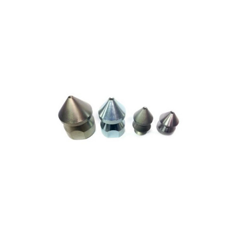 JET NOZZLES - Conical head - Ceramic inserts - Steel