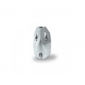UGELLI triangolari - Inserti in acciaio - Acciaio : Attacco - 1/8''F, Dimensioni ØxL (mm) - 18x30, Getti posteriori - 3-5-6 FORATO, Getto frontale - 4 - M4X5, Ø Tubazione (mm) - 20-60
