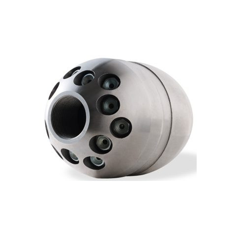 ET6 High-Efficiency Nozzles 6x10°+ 6x30° - Ceramic inserts  - Steel